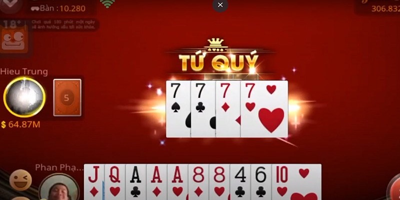Thứ tự các lá bài trong cách chơi Tiến Lên Miền Nam K9K9